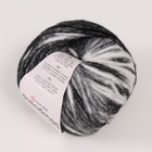Пряжа "Raindrops" 18% шерсть, 35% полиамид, 47% акрил 115м/50гр (2913 черно-белый) - фото 23820164