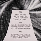 Пряжа "Raindrops" 18% шерсть, 35% полиамид, 47% акрил 115м/50гр (2913 черно-белый) - фото 23820166