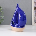 Фигурка керамика «Маленький парусник», песочно-синий, 15.6×5.6×16.7 см - Фото 4