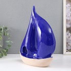 Фигурка керамика «Большой парусник», песочно-синий, 22.5×8.5×25.3 см - Фото 4