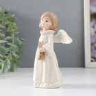 Сувенир керамика "Девочка-ангел с дудкой" 9,2х5,5х12,8 см - Фото 2
