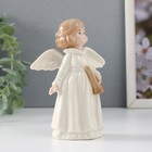 Сувенир керамика "Девочка-ангел с дудкой" 9,2х5,5х12,8 см - Фото 4