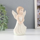 Сувенир керамика "Девочка-ангел в белом сарафане" 6,8х4,3х11,5 см - Фото 4