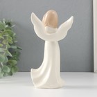 Сувенир керамика "Девочка-ангел в белом платье с розочками" 8,5х5,5х15,5 см - Фото 3