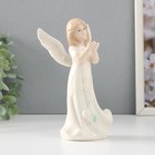 Сувенир керамика "Девочка-ангел в белом платье с розочками" 8,5х5,5х15,5 см - Фото 4