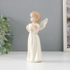 Сувенир керамика "Девочка-ангел в белом платье с сердцем в руках" 6,6х5х15,7 см - Фото 2