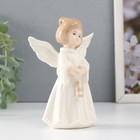 Сувенир керамика "Девочка-ангел с фонариком" 8,5х5,3х12,5 см - Фото 4