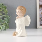 Сувенир керамика "Малыш-ангел со спящим щенком молится" 7,5х5,7х12 см - Фото 2