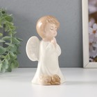 Сувенир керамика "Малыш-ангел со спящим щенком молится" 7,5х5,7х12 см - Фото 4