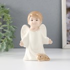 Фигурка керамика «Девочка-ангел со спящим котом», 6.5×5.5×11.5 см - Фото 1