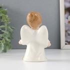 Фигурка керамика «Девочка-ангел со спящим котом», 6.5×5.5×11.5 см - Фото 3