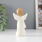 Фигурка керамика «Девочка-ангел в платье с листиками на облаке», 5.7×4×11.5 см - Фото 3