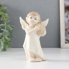 Фигурка керамика «Ангелочек с сердечком в руках», 6.5×4.5×11.5 см - Фото 1