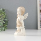 Сувенир керамика "Девочка-ангел в платье с листиками на облаке думает" 6,8х5,4х14,5 см - Фото 2