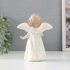 Сувенир керамика "Девочка-ангел в платье с рюшами и ободком" 10,3х6,5х15 см - Фото 3