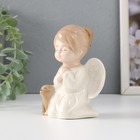 Сувенир керамика "Девочка-ангел с котёнком молится" 8х6х11,5 см - Фото 2