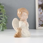 Сувенир керамика "Девочка-ангел с котёнком молится" 8х6х11,5 см - Фото 4