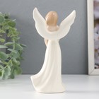 Сувенир керамика "Девушка-ангел в белом платье с бабочками" 4,5х7х14,5 см - Фото 3