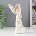 Фигурка керамика «Девушка-ангел в белом платье с бабочками», 4.5×7×14.5 см - Фото 4