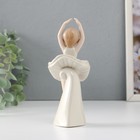 Сувенир керамика "Маленькая балерина в белой пачке" 6,5х5,5х16 см - Фото 3