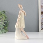 Сувенир керамика "Балерина в жёлтом платье" 6,5х6,5х17 см - Фото 4