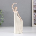 Сувенир керамика "Утонченная балерина в белом платье" 11х5х18,5 см - Фото 2