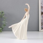 Сувенир керамика "Утонченная балерина в белом платье" 11х5х18,5 см - Фото 3