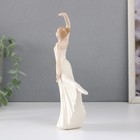 Сувенир керамика "Утонченная балерина в белом платье" 11х5х18,5 см - Фото 4