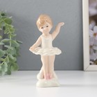 Сувенир керамика "Маленькая балерина в белой пачке" 6х5х13 см - фото 321218983