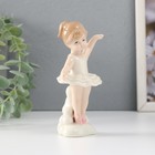 Сувенир керамика "Маленькая балерина в белой пачке" 6х5х13 см - Фото 4