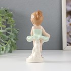 Сувенир керамика "Маленькая балерина в зелёной пачке" 7,5х4,5х12 см - Фото 3