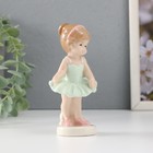 Сувенир керамика "Маленькая балерина в зелёной пачке" 7,5х4,5х12 см - Фото 4