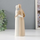 Фигурка керамика «Абстракция. Влюблённые с сердцем», кофе с молоком, 5×3.6×17 см - Фото 3