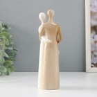 Фигурка керамика «Абстракция. Влюблённые с сердцем», кофе с молоком, 5×3.6×17 см - Фото 4