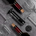 Штопор для вина Luazon, резак для фольги, чёрный - Фото 2