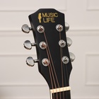 Акустическая гитара Music Life YD-D38Q, черная - Фото 2