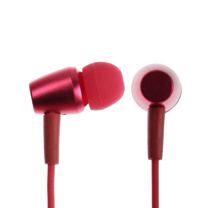 Наушники спортивные беспроводные, WI-H700, вакуумные, Bluetooth 4.2, с микрофоном, 100 мАч, красные