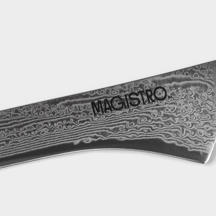 Нож обвалочный Magistro «Ортего», длина лезвия 14,5 см, дамасская сталь AUS-10 - фото 1909570723