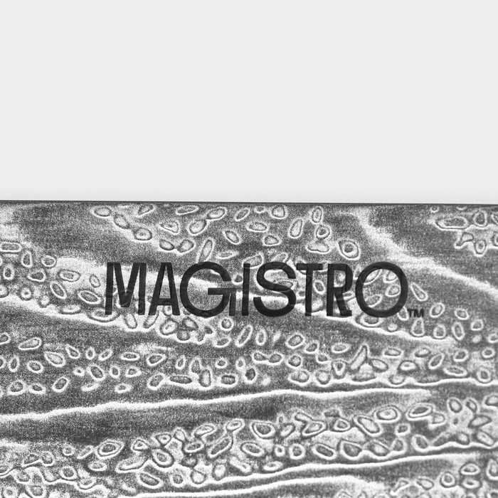 Нож шеф Magistro «Ортего», длина лезвия 17 см, дамасская сталь AUS-10 - фото 1909570733