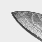 Нож шеф Magistro «Ортего», длина лезвия 24 см, дамасская сталь AUS-10 - Фото 3
