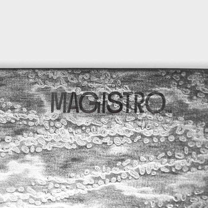 Нож шеф Magistro «Ортего», длина лезвия 24 см, дамасская сталь AUS-10 - фото 1909570777
