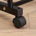 Зеркало напольное Basic, на колёсиках, 44×160 см, черное - Фото 4