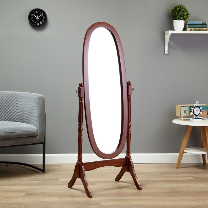 Зеркало "псише" напольное, 58 х 41 х 142 см, цвет дуб - Фото 1