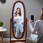 Зеркало напольное «Клик Мебель. Псише», 58×41×142 см, цвет дуб - Фото 5