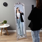 Зеркало напольное, в полный рост, 166 х 51 х 7см, серебро - Фото 8