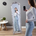 Зеркало напольное, в полный рост, 166 х 51 х 7см, серебро - Фото 9