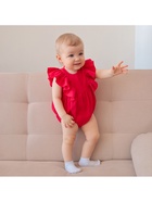 Боди для девочки MINAKU, рост 80-86 см, красное - Фото 4