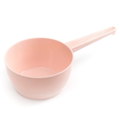 Ковш пластиковый для купания и мытья головы 1л., цвет розовая пудра