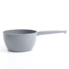 Ковш пластиковый для купания и мытья головы, детский банный ковшик, 1 л., серый - Фото 2