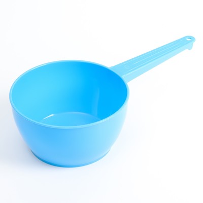 Ковш пластиковый для купания и мытья головы 1л., цвет голубой